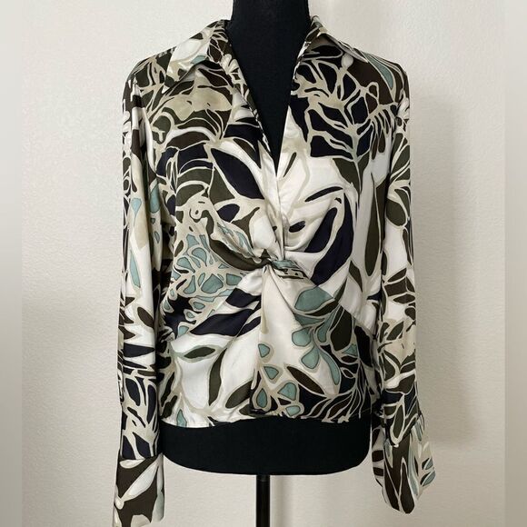 NWT Zara Tropical Print Top - Picture 1 of 15
